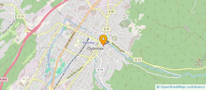 localisation de l'entreprise FIGHTER HOLDING à OYONNAX