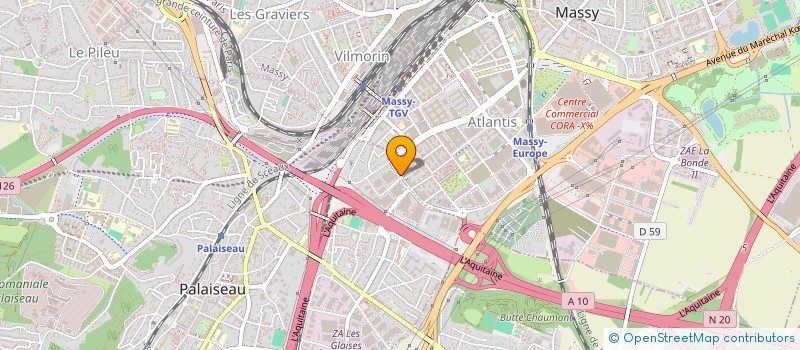 localisation de l'entreprise FIGHTERAPY  MASSY