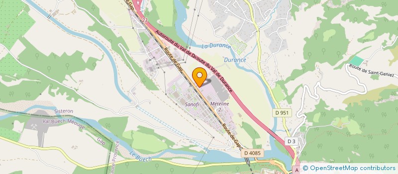 localisation de l'entreprise FIGHTING FITNESS CENTER  SISTERON