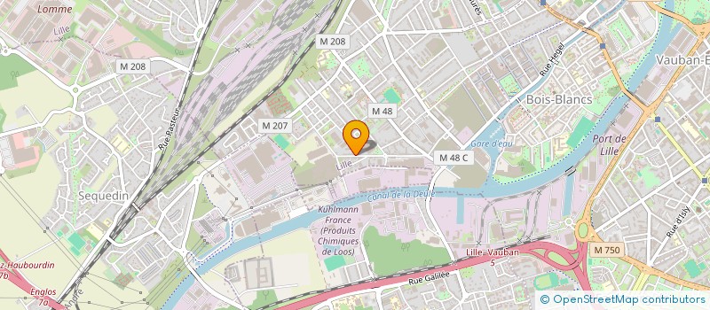 localisation de l'entreprise FIGHTING KARATE KEMPOSHINKAI LAMBERSART à LILLE