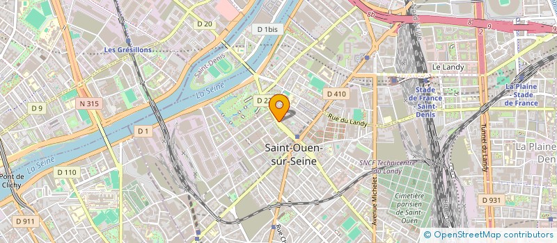 localisation de l'entreprise FIGHTNESS ACADEMIE à SAINT-OUEN-SUR-SEINE