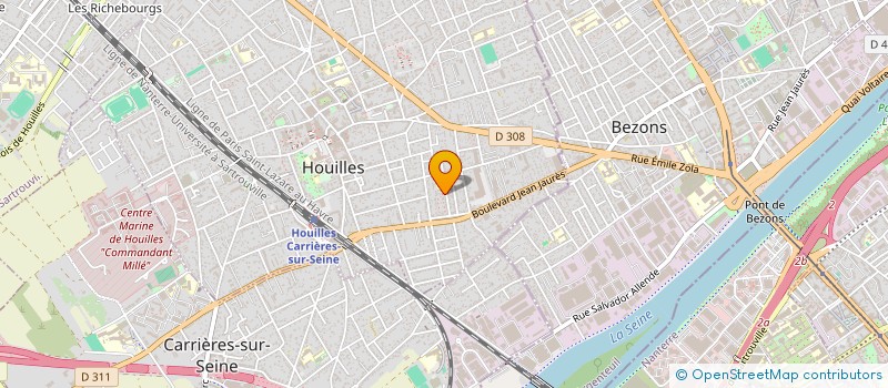 localisation de l'entreprise FIGO  HOUILLES