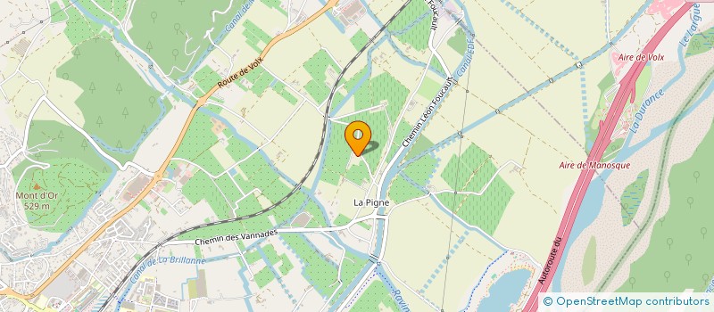 localisation de l'entreprise FIGOLI à MANOSQUE