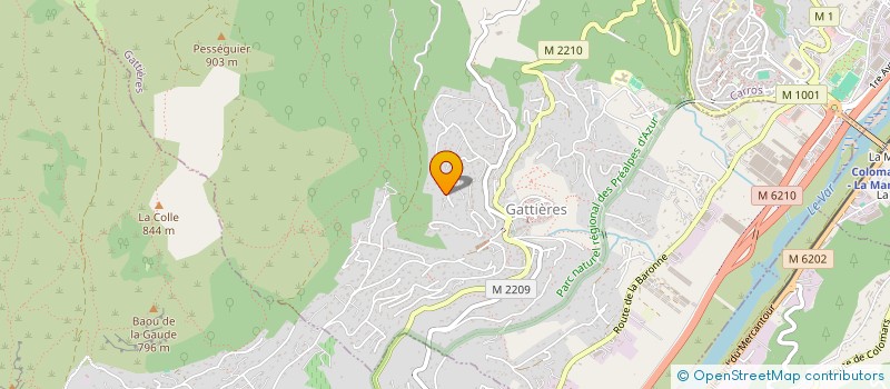 localisation de l'entreprise FIGOLO  GATTIERES