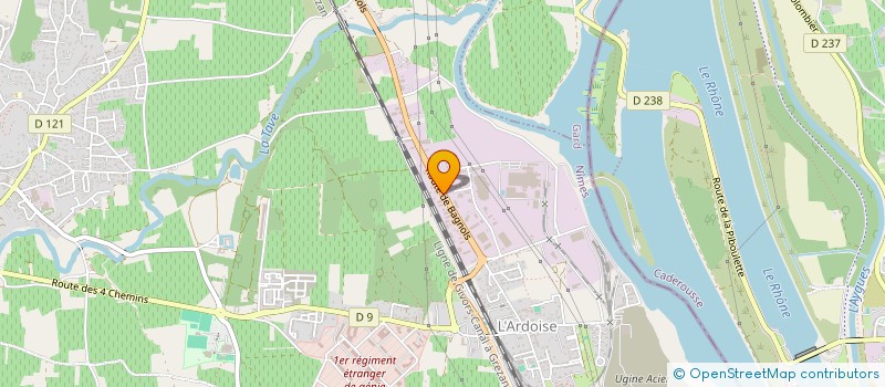 localisation de l'entreprise FIGON  LAUDUN L'ARDOISE