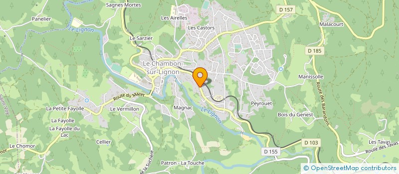 localisation de l'entreprise FIGRITA à LE CHAMBON-SUR-LIGNON