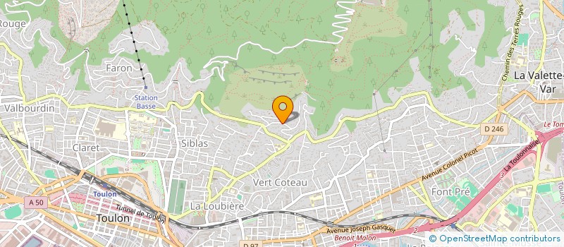 localisation de l'entreprise FIGTH CLUB TOULONNAIS  TOULON