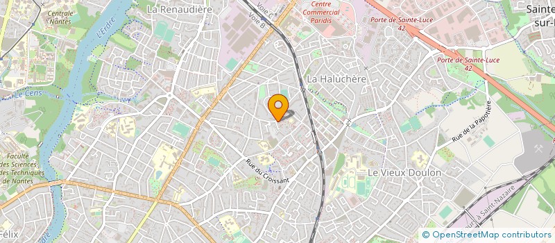 localisation de l'entreprise FIGURE BAT à NANTES