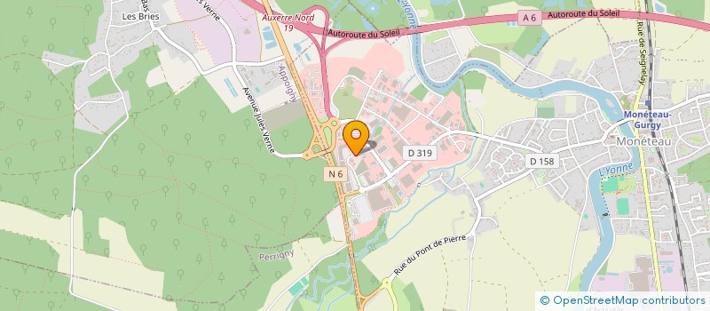 localisation de l'entreprise FIGURE LIBRE à MONETEAU