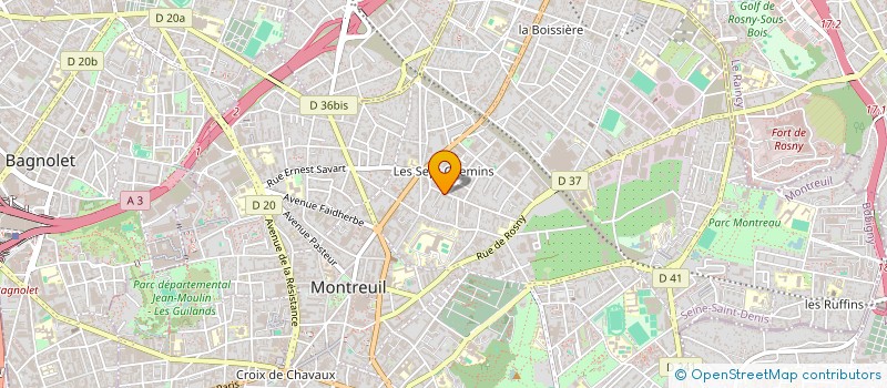 localisation de l'entreprise FIGURES ET PAYSAGES à MONTREUIL