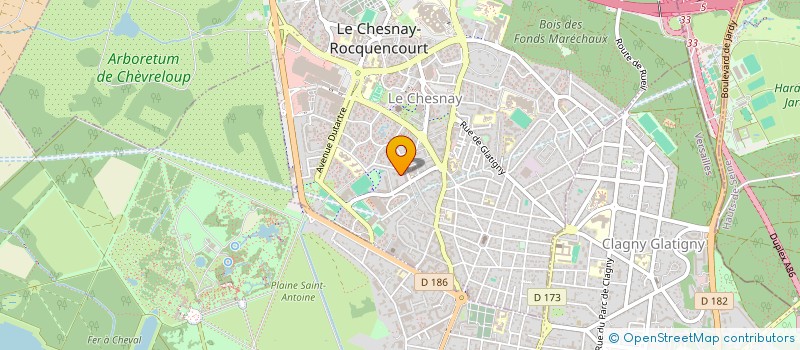 localisation de l'entreprise FIGURES HUMAINES à LE CHESNAY-ROCQUENCOURT