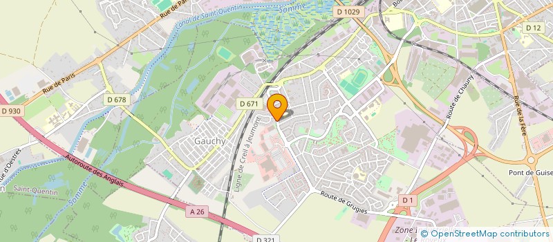 localisation de l'entreprise FIGURES LIBRES à GAUCHY