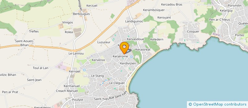 localisation de l'entreprise FIH  PLOUGONVELIN