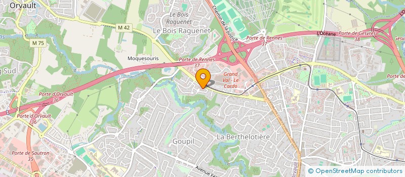 localisation de l'entreprise FII AK FEE à ORVAULT