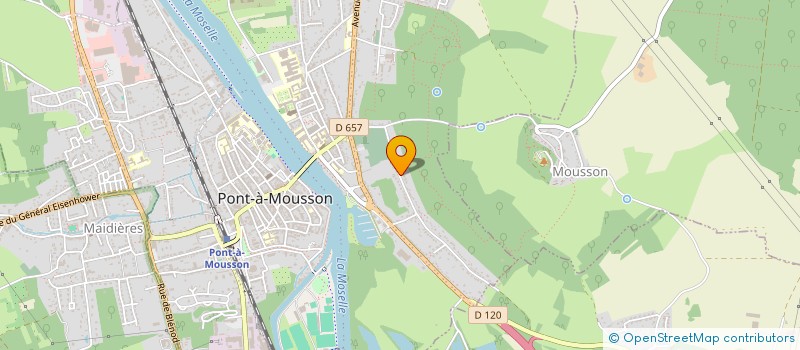 localisation de l'entreprise FIIMMO  PONT-A-MOUSSON