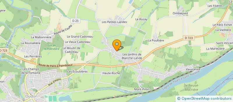 localisation de l'entreprise FIINEX à LA CHAPELLE-SUR-ERDRE