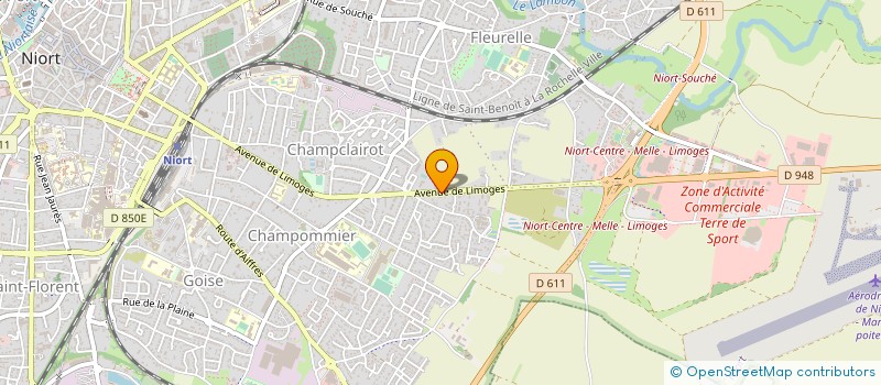 localisation de l'entreprise FIINZ  NIORT