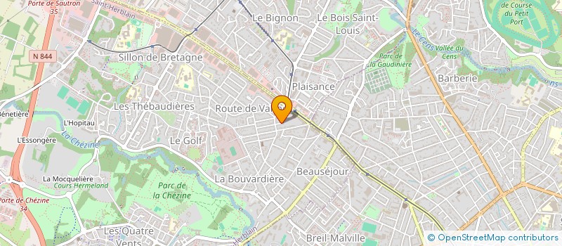 localisation de l'entreprise FIIT à SAINT-HERBLAIN