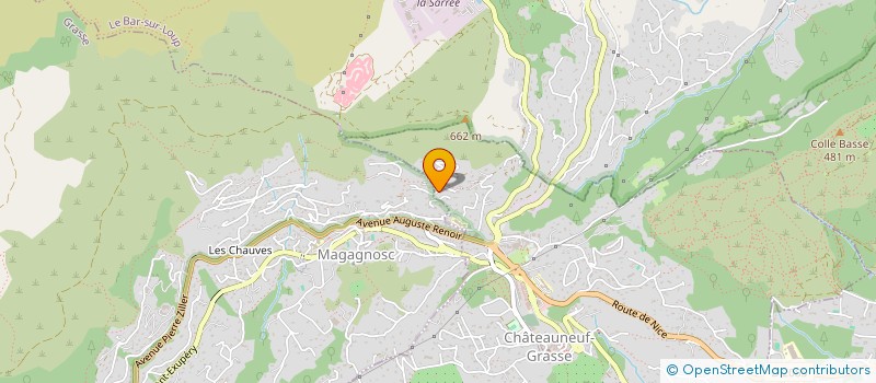 localisation de l'entreprise FIJAC  CHATEAUNEUF-GRASSE