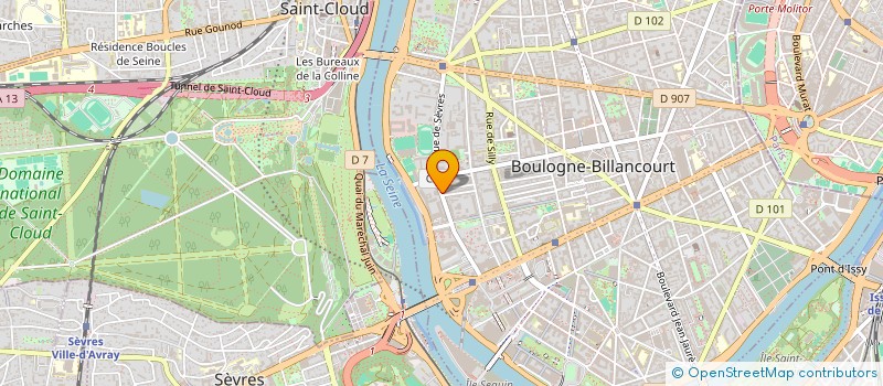 localisation de l'entreprise FIJI à BOULOGNE-BILLANCOURT