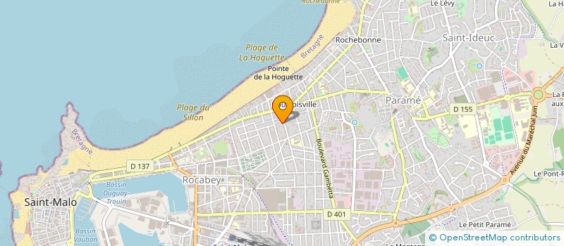 localisation de l'entreprise FIJI EN FAMILLE  SAINT-MALO