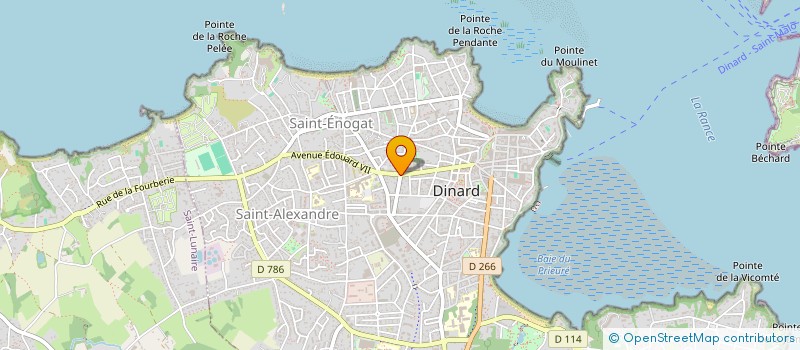 localisation de l'entreprise FIJI INVEST TOURS  DINARD