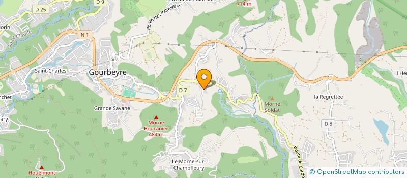 localisation de l'entreprise FIJU  GOURBEYRE