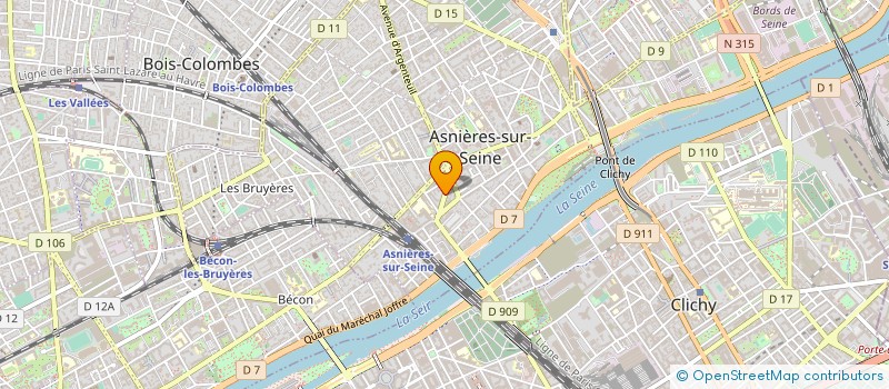 localisation de l'entreprise FIKA à ASNIERES-SUR-SEINE