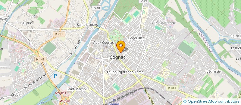 localisation de l'entreprise FIKALOSI à COGNAC