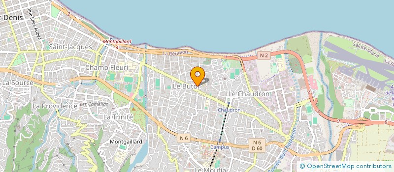 localisation de l'entreprise FIKAMBANANA ANKARABE MANONGALAZA DE LA REUNION  SAINT-DENIS