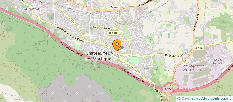 localisation de l'entreprise FIKARANA  CHATEAUNEUF-LES-MARTIGUES