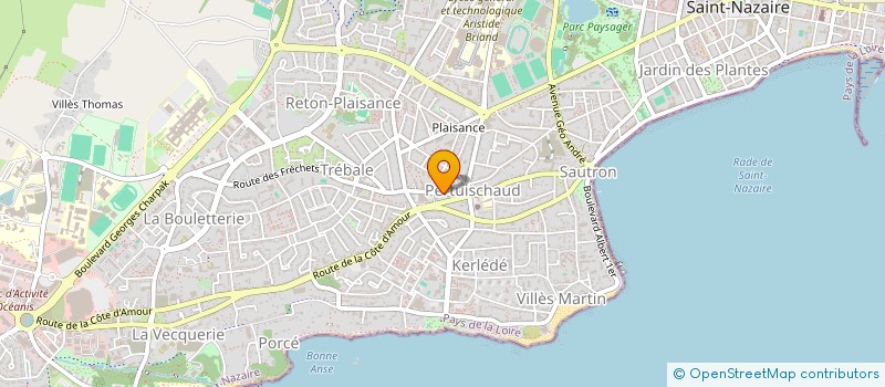 localisation de l'entreprise FIKIPSI à SAINT-NAZAIRE