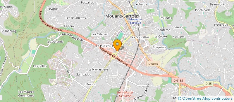 localisation de l'entreprise FIKO AUTOMOBILE  MOUANS-SARTOUX