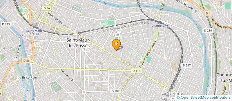 localisation de l'entreprise FIL A PENSER à SAINT-MAUR-DES-FOSSES