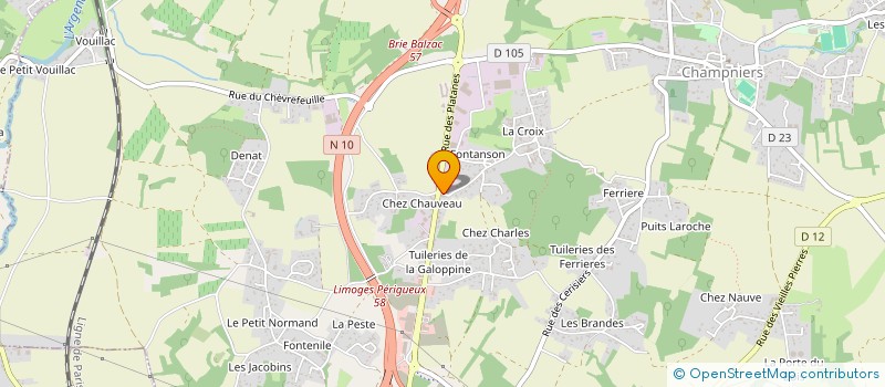 localisation de l'entreprise FIL D'ALU à CHAMPNIERS
