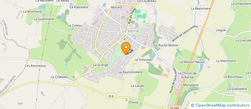 localisation de l'entreprise FIL D'ARIANE VENDEE à LA GAUBRETIERE
