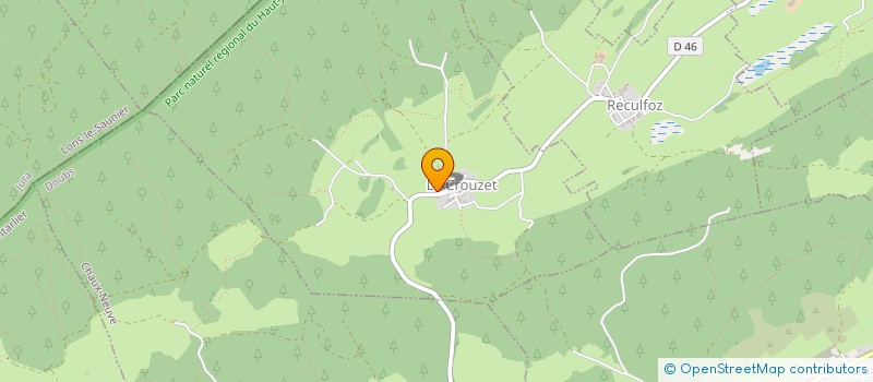 localisation de l'entreprise FIL DE FER ET CALE EN BOIS  LE CROUZET