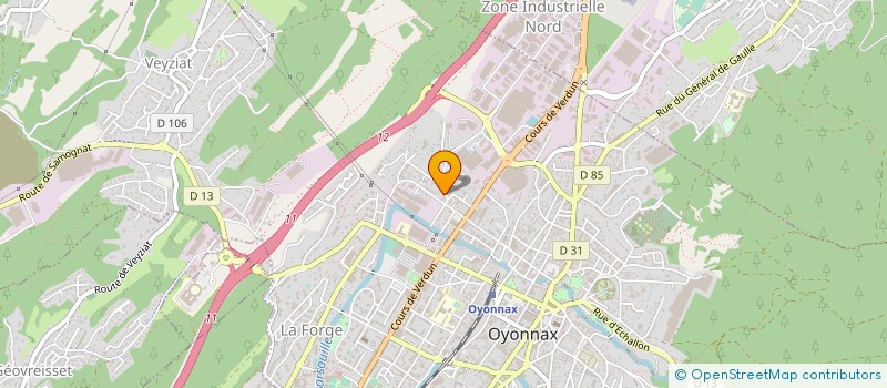 localisation de l'entreprise FIL DE VIE à OYONNAX