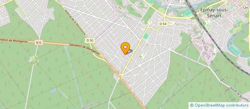 localisation de l'entreprise FIL ELEC à BRUNOY