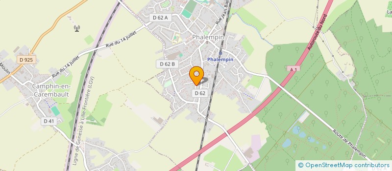 localisation de l'entreprise FIL ELEC  PHALEMPIN