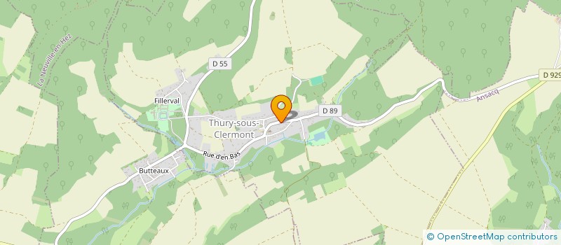 localisation de l'entreprise FIL'ELEC 60  THURY-SOUS-CLERMONT