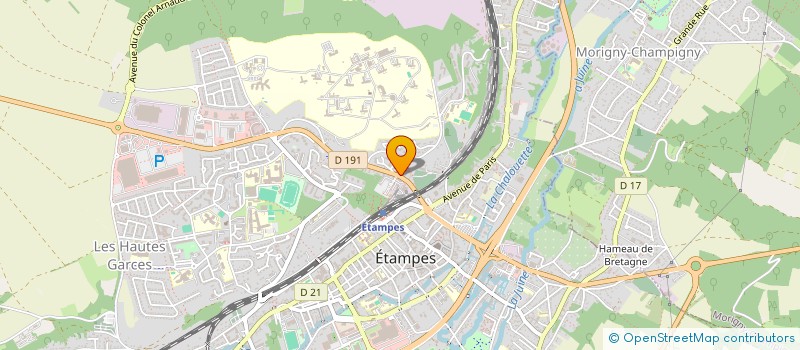 localisation de l'entreprise FIL EN AIGUILLE  ETAMPES