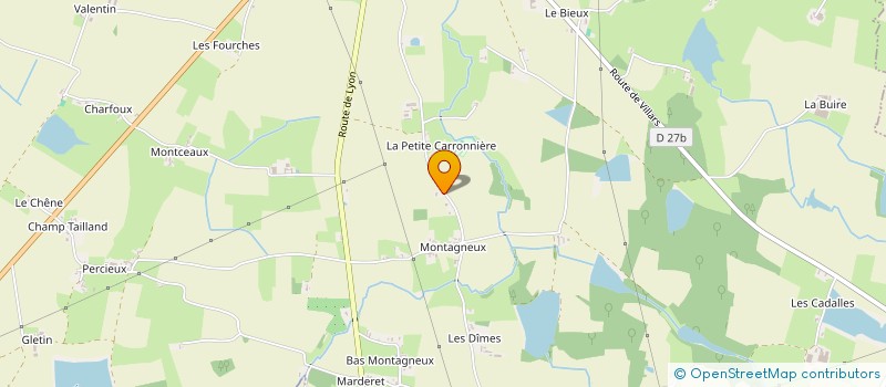 localisation de l'entreprise FIL 'EN DOMBES à SAINT-TRIVIER-SUR-MOIGNANS