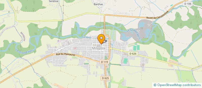 localisation de l'entreprise FIL EN TROPE à MIREPOIX