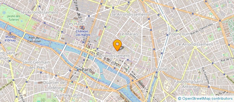 localisation de l'entreprise FIL ET FER  PARIS