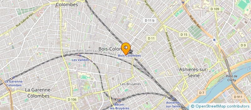 localisation de l'entreprise FIL ET FIL à BOIS-COLOMBES
