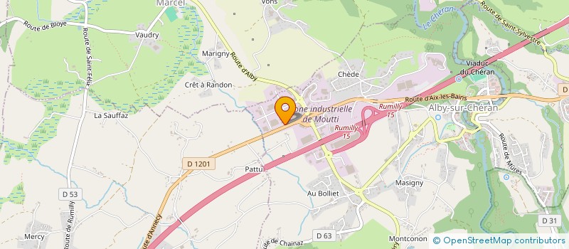 localisation de l'entreprise FIL EXPRESS à ALBY-SUR-CHERAN