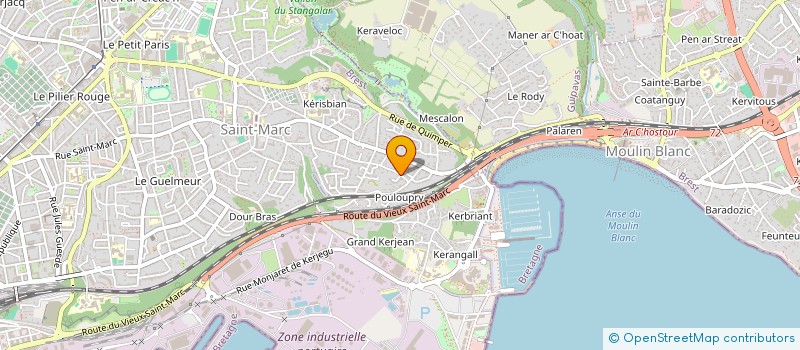 localisation de l'entreprise FIL&FAB à BREST