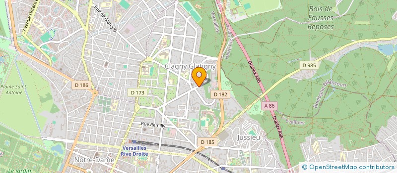 localisation de l'entreprise FIL&FLO INVEST à VERSAILLES