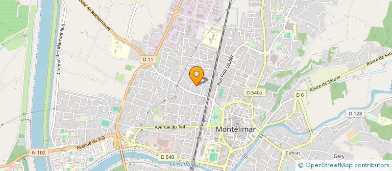 localisation de l'entreprise FIL.H à MONTELIMAR